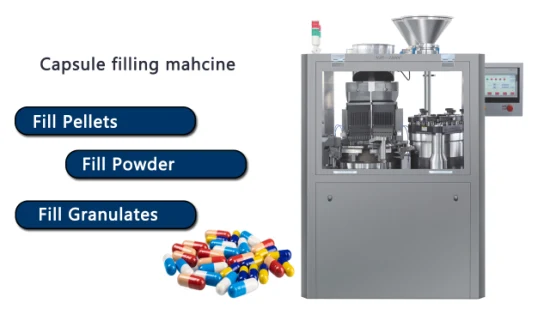 Máquina de enchimento de cápsulas rotativas de gelatina dura automática de alta velocidade farmacêutica em pó granulado granulado preço de fábrica Máquina de enchimento de cápsulas totalmente automática